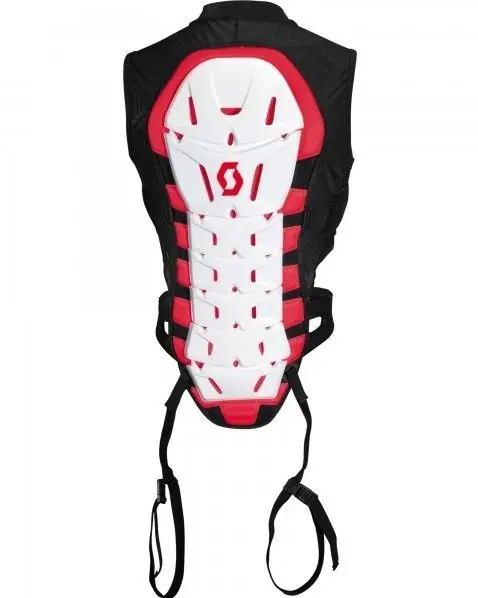 Bezpečná Platba Scott Back Protector CRX red