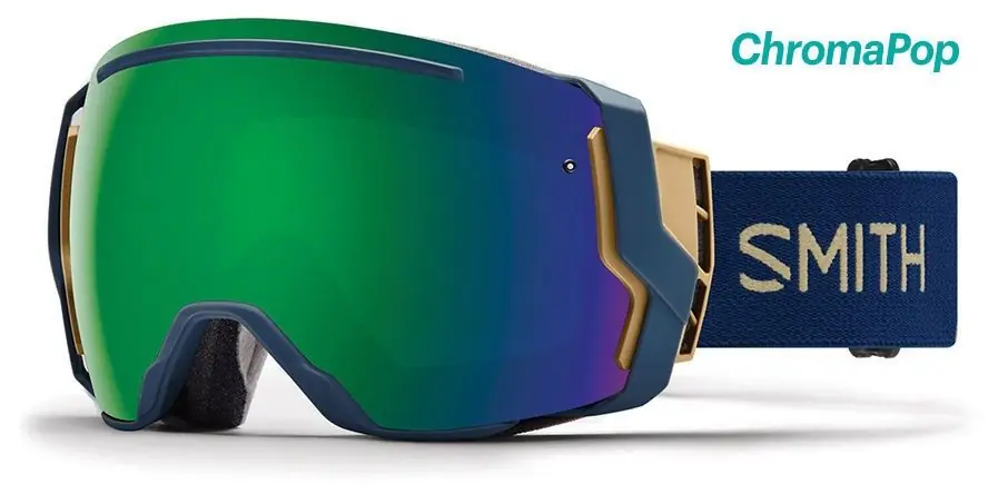 Smith I/O 7 navy camo split sun green mirror 2017/2018... Cenově Výhodný