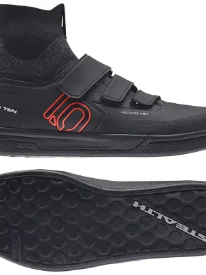 Cyklistické boty Five Ten Freerider Pro Mid VCS Core Black - Velikost EU 46 2/3 Poslední Šance