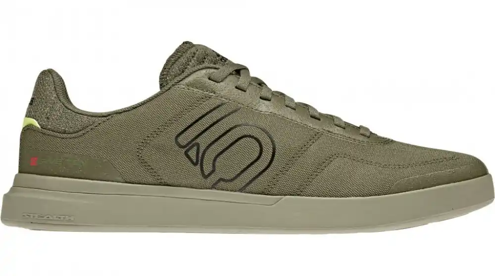 Cyklistické boty Five Ten Sleuth DLX Canvas Focus Olive - Velikost EU 46 2/3 Cenově Výhodný