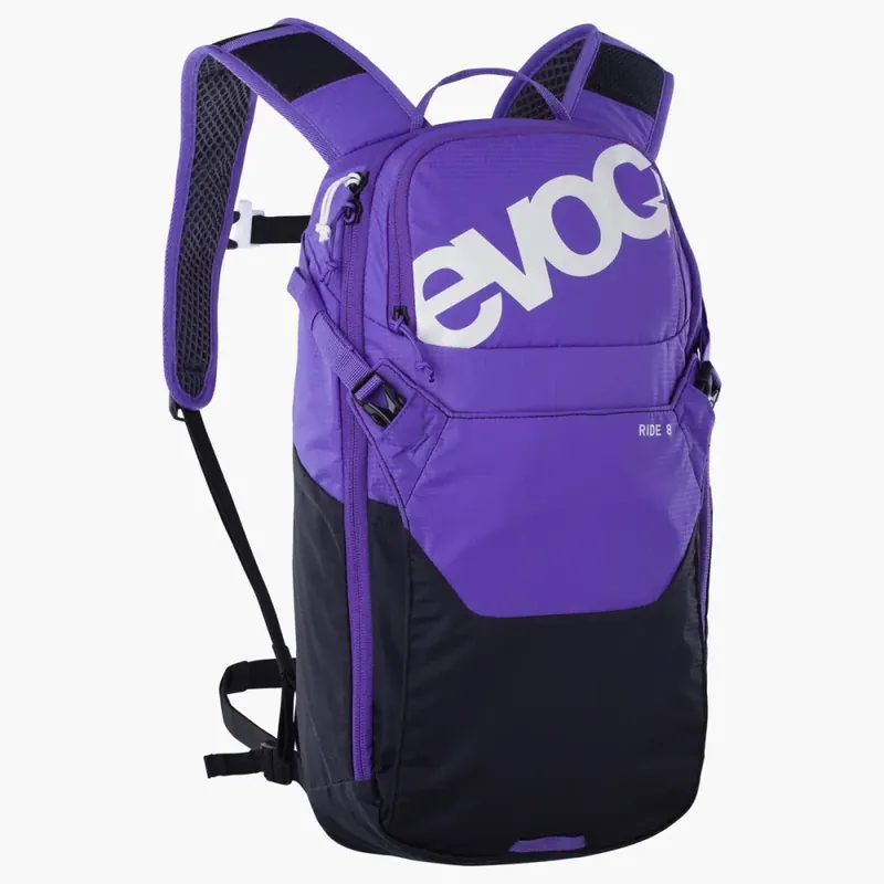 Cyklistický batoh Evoc Ride 8 + Hydrovak 2l - Violet Black Aktuální