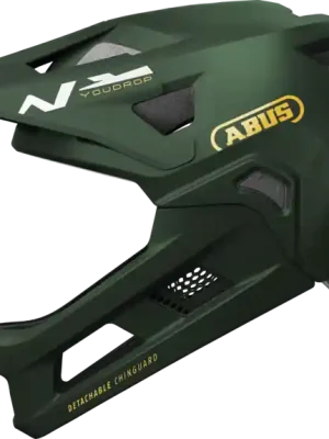 Dětská integrální helma Abus Youdrop FF Moss Green - zelená Jen Po Omezenou Doba
