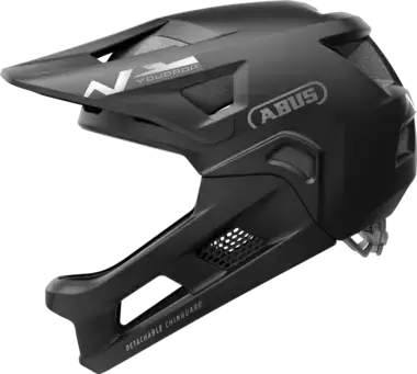 Speciální Cena Dětská integrální helma Abus Youdrop FF Muted Black - černá - Velikost S 48-55 cm obvod hlavy