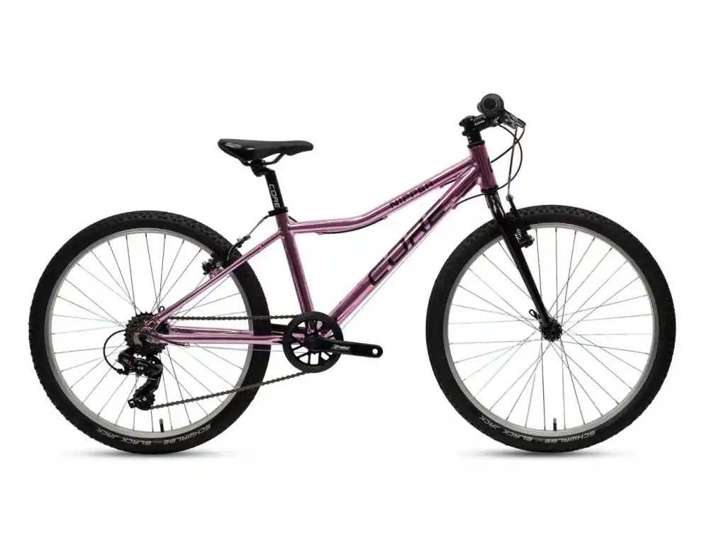 Kup Teď Dětské kolo 24" Core Al Nipper, jednopřevodník, 1x9sp páčkové řazení - chromovaný rosé