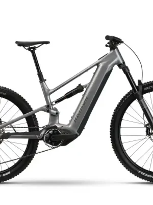 Sleva Celoodpružené horské elektrokolo Raymon Ravor Comp Dark Silver - Velikost XL