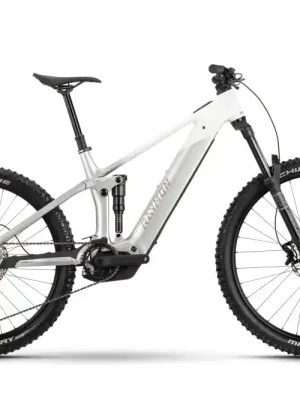 Celoodpružené horské elektrokolo Raymon Vamok Comp Silver/White - Velikost M Rychlé Dodání