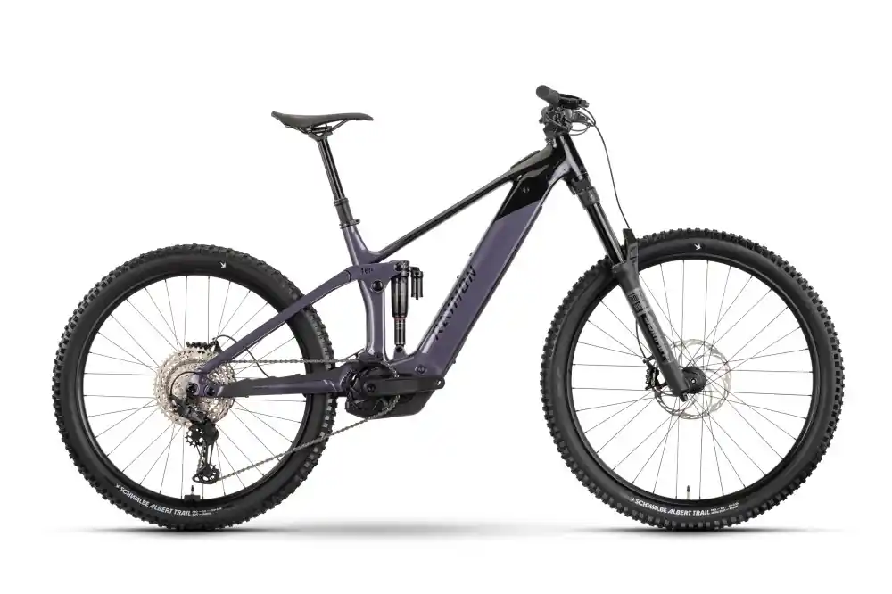 Vrácení Zdarma Celoodpružené horské elektrokolo Raymon Vamok Pro Smoke Lavender/black - Velikost L