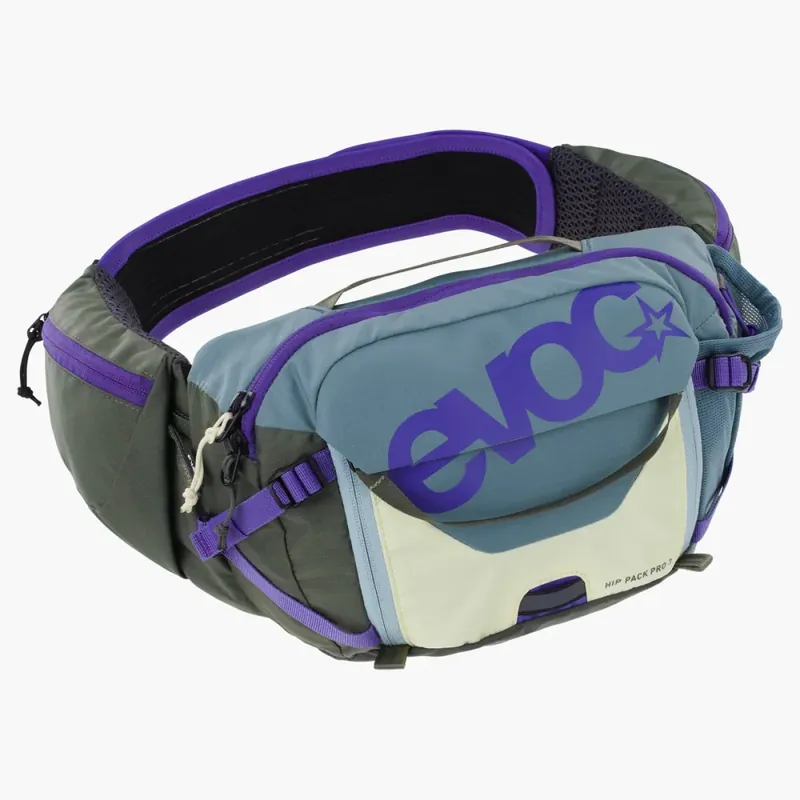 Omezená Nabídka Evoc Hip Pack Pro 3 steel - violet - dark olive